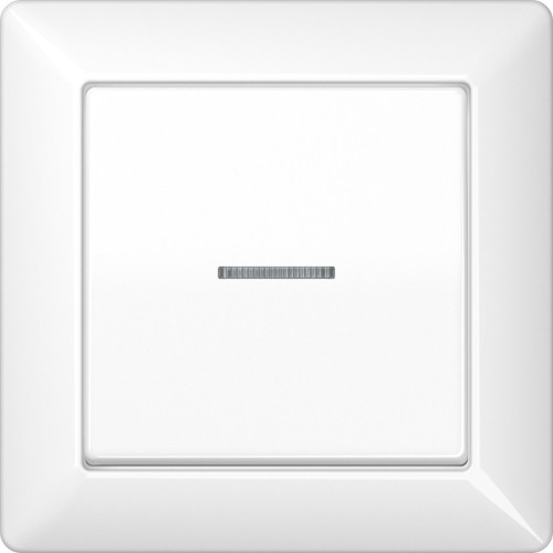 Jung Abdeckung Lichtleiter aws für Taster AS 590 KO5 WW - AS590KO5WW