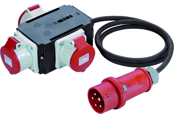 Bachmann CEE-Adapter 1xSt.16A 3xDose 16A 349.035
