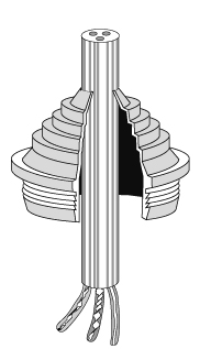 Hensel Stufenstutzen M25 IP55 STM 25 - 3600175