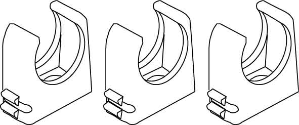 HKL RO-Clip-Rohrschelle lgr M25 796.231 - 796231