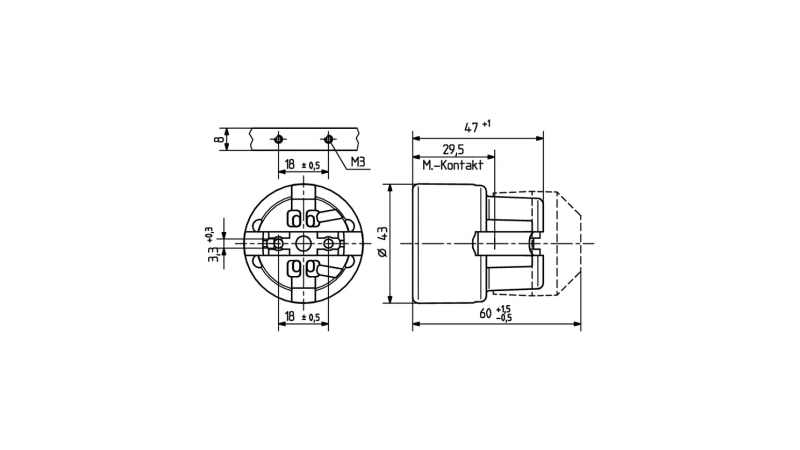 BJB Lampholder E27 for incandescent lamps 29.304.3512.00