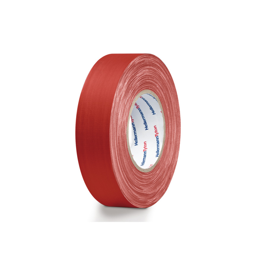 HellermannTyton Gewebeband rot HTAPE TEX RD 19x50m