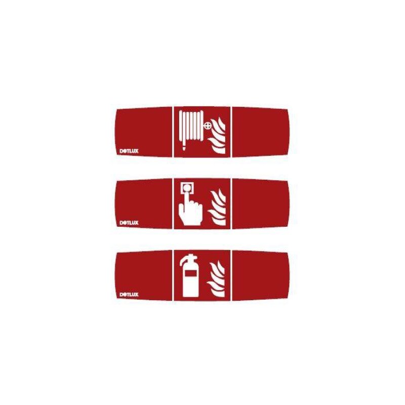DOTLUX_Erweitertes_Piktogrammset_(3_Stueck)_fuer_LED-Notleuchte_EXIT_(Artikel_5389) DOTLUX extended pictogram set (3 pieces) for LED emergency light EXIT (item 5389) - 5394