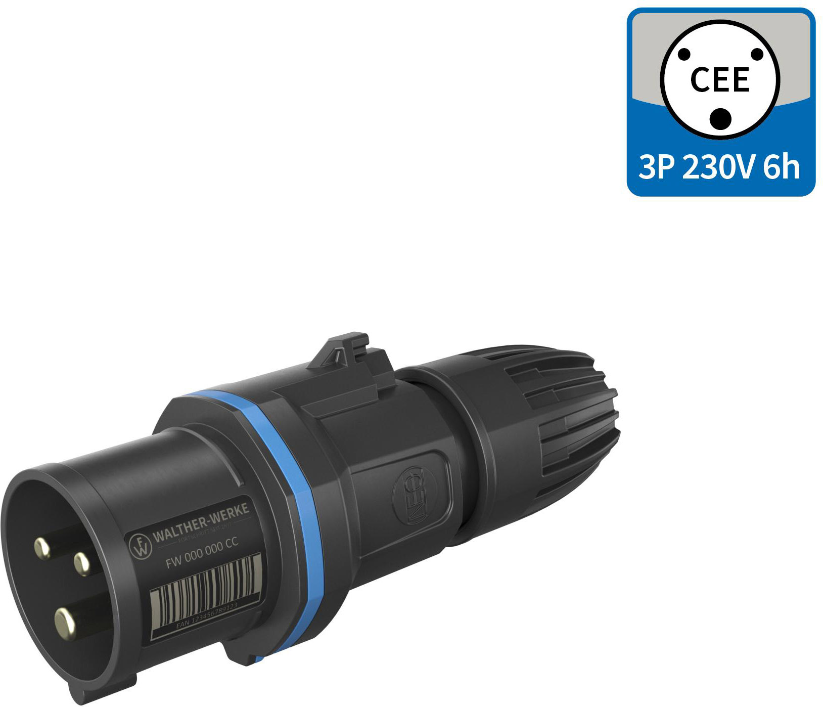 Walther Werke CEE NEO Stecker 16A 3P 6h IP54 FW211306CC