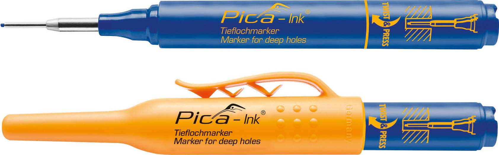Cimco Werkzeuge INK Tieflochmarker blau 21 2185