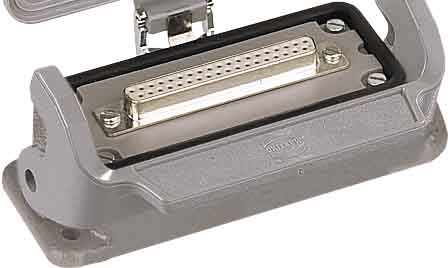 Harting Adapter-Kunststoff f.1xD-Sub 09300009965