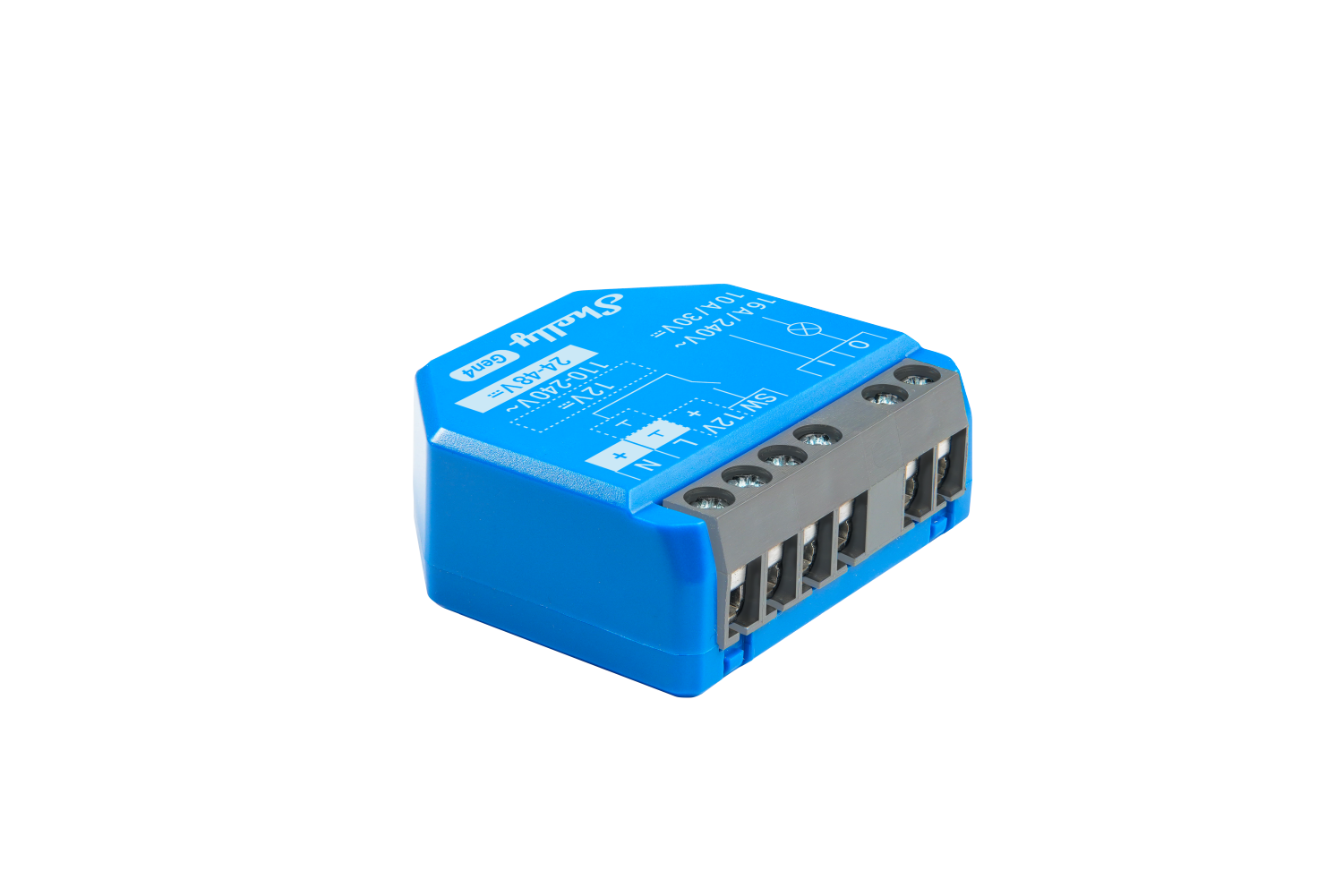 Shelly Unterputz 1 Gen4 2er Pack Relais max 16A 1 Kanal WLAN Matter Zigbee Bluetooth