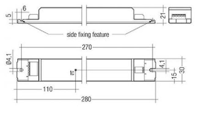 Tridonic LED-Treiber LC 50W 100-400mA flexC lp EXC