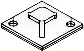 ABB Stotz S&J T&B Befestigungssockel 7,6mm natur TC5347AR - 7TCG009500R0040