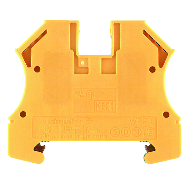 Weidmüller Schutzleiterklemme 56x7,9x47mm WPE 6 - 1010200000
