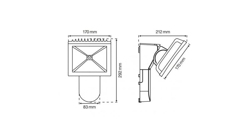 Niko T-Strahler 15 LED 4000 K alu