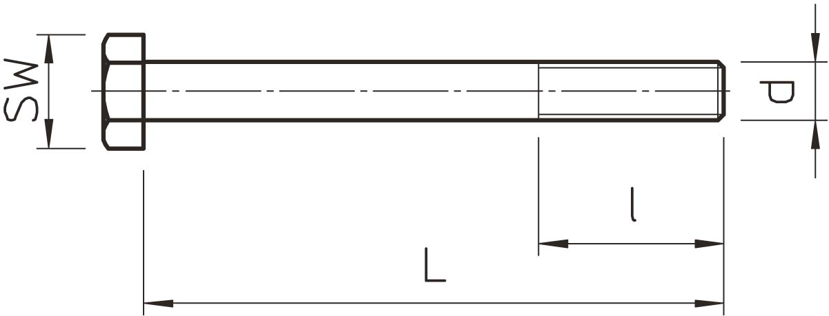 OBO Bettermann Vertr Sechskantschraube SKS 12x100 F - 6418295 OBO Bettermann Vertr Sechskantschraube SKS 12x100 F - 6418295
