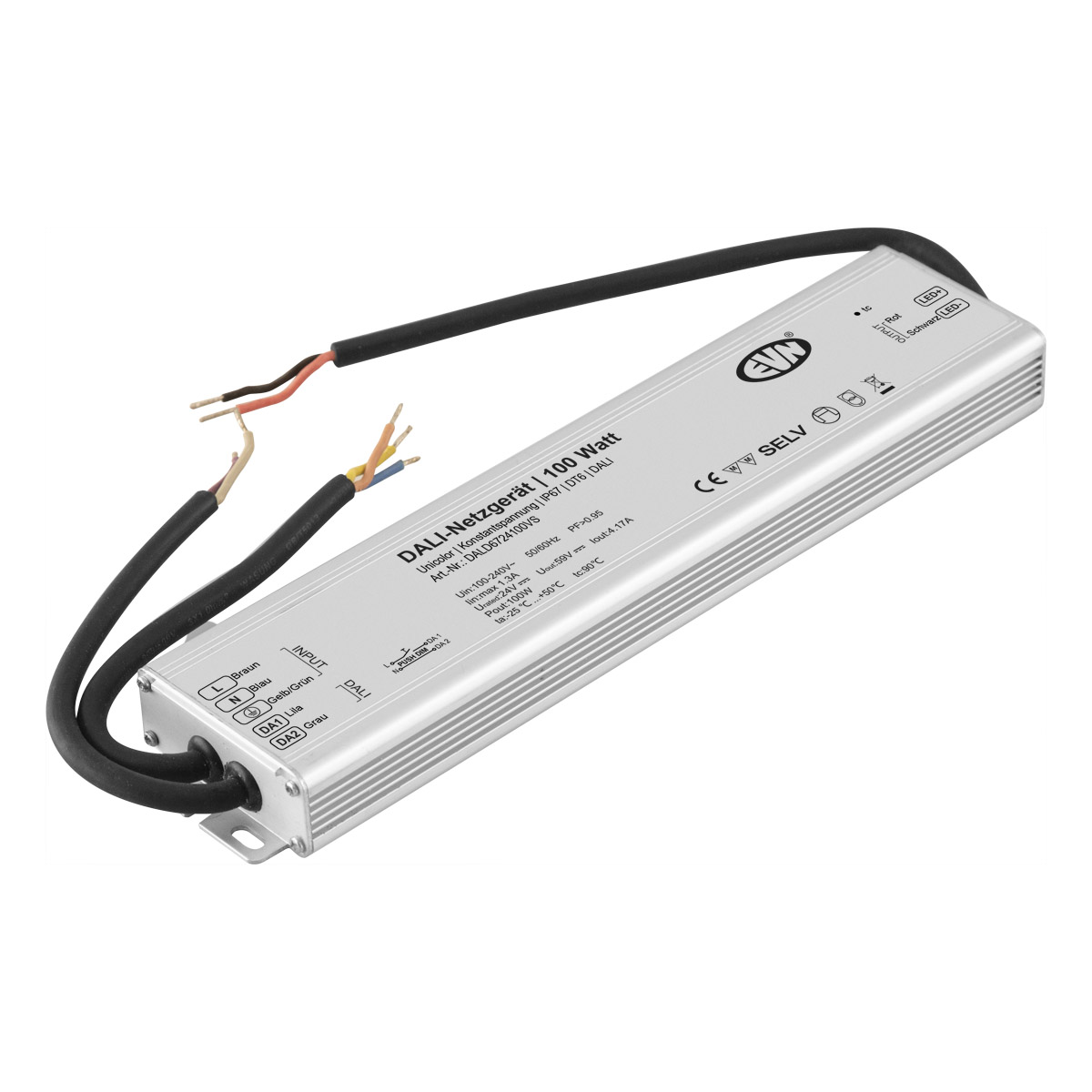 EVN Lichttechnik DALI Dimmer-Empfänger inkl. Netzgerät DALD6724100VS