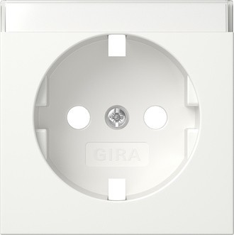 Gira Abd. SCHUKO-Steckd. BSF Reinweiß m 494727 - 494727