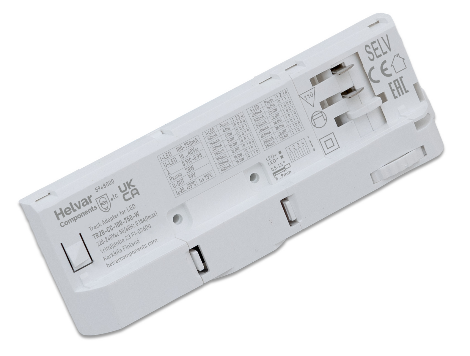 Helvar LED-Treiber TR28-CC-100-750-W   - 5968000