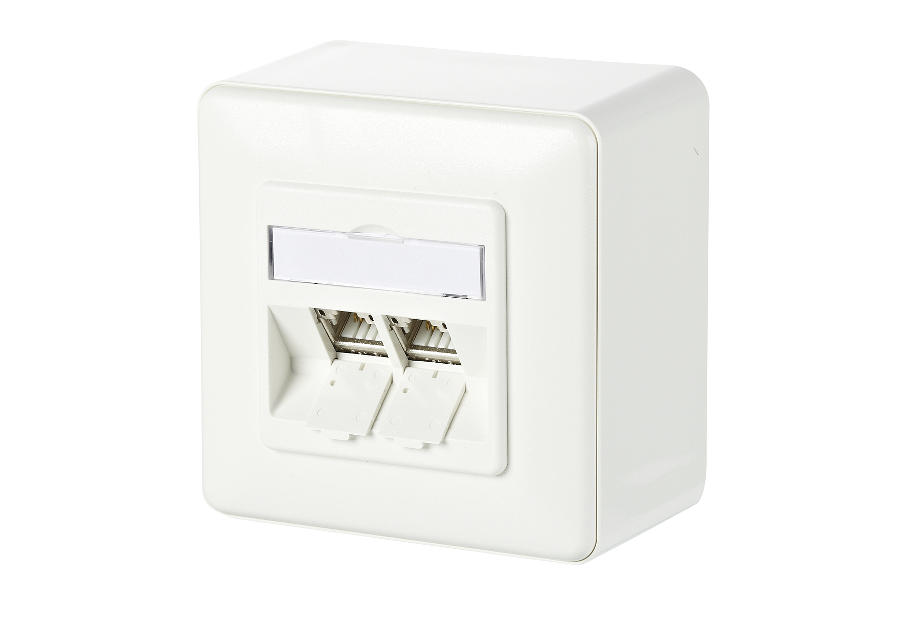 Metz Connect Anschlussdose C6Amodul AP 2Port 180 AP,rws 130B11D20002-E