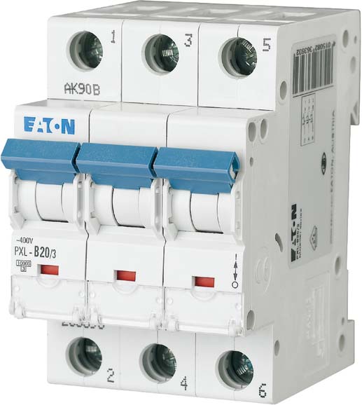 Eaton LS-Schalter m.Beschrift. C 20A, 3p PXL-C20/3 - 236427
