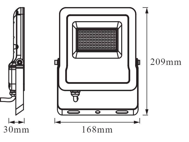 Ledvance LED outdoor luminaire SMART+ MULTICOLOR 30W - 4058075474642