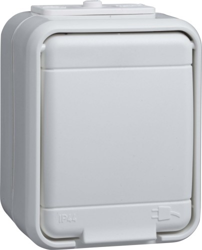 Elso Steckdose 1-fach AP reinweiß 445004 - 445004 günstig online kaufen