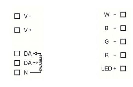 Lunatone LED-Dimmer DALI RGBW CV 10A 