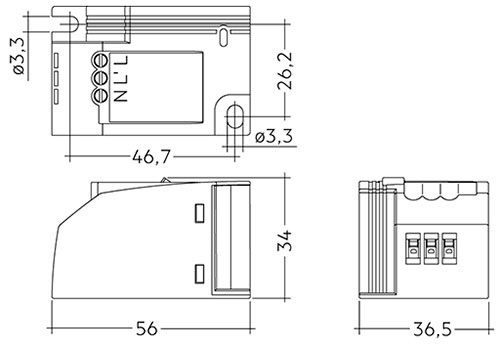 Tridonic Überspannungsschutz SPD 10kV CE SNC - 28002383