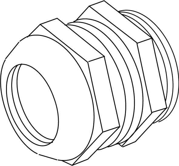 HKL IPON-Kabelverschraubung M12 ms 2234M12