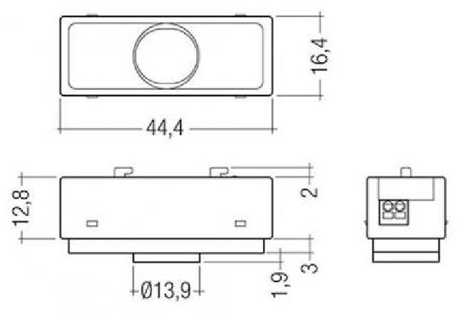 Tridonic Lichtmanagement Einbau DALI2-Msensor G3 SFI 30 PIR 5DPI WH - 28002384