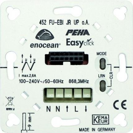 PEHA smart home EnOcean Easyclickpro JR-Receiver 2 Channel 