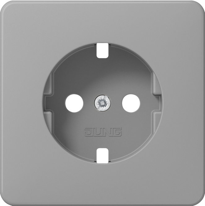 Jung Zentralplatte f. SCHUKO-Steckdose CD 521 GR PL - CD521GRPL günstig online kaufen