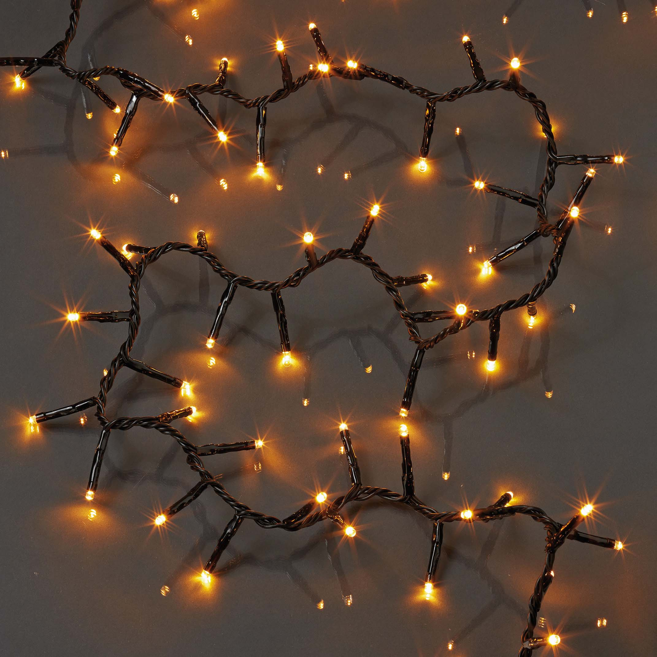 Hellum LED-AppClusterlichterkette bernstein 578218 günstig online kaufen