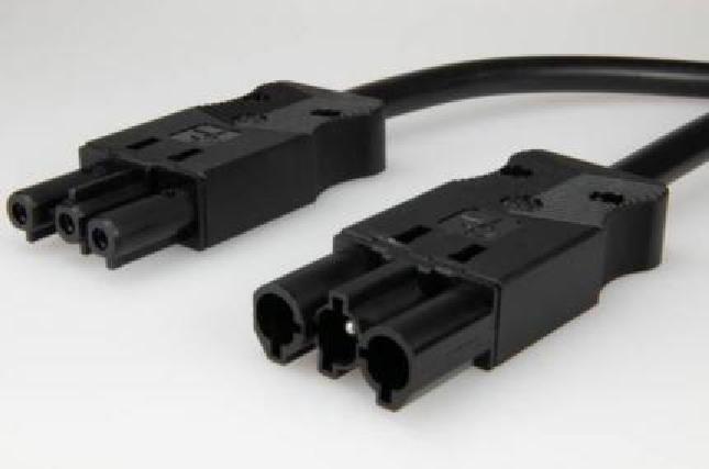 Adels Contact Verbindungsleitung 2m AC 166 VLCG/315 200 schwarz