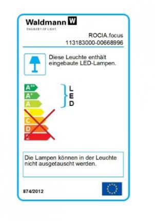 Waldmann LED-Flexschlauchleuchte Rocia RFF 600/850/D 9W 5000K 600Lm 10°