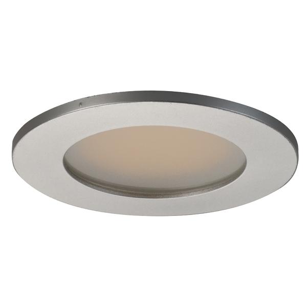 Brumberg recessed LED downlight matt aluminum, round - 12093263