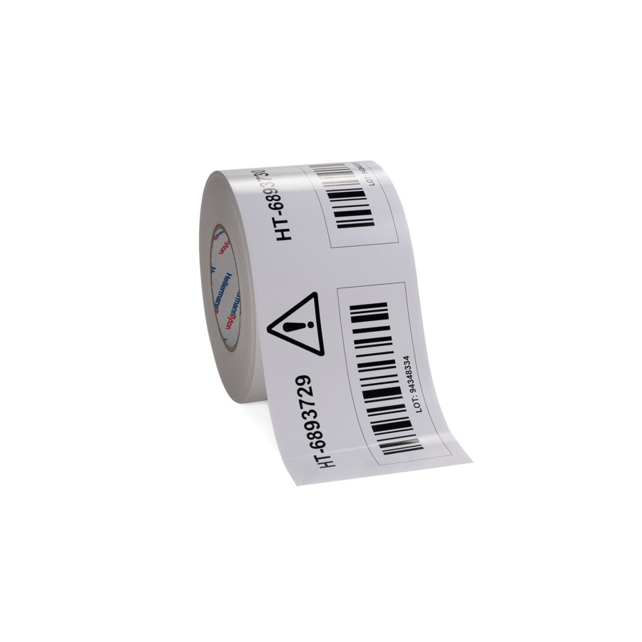HellermannTyton Kennzeichnungsetiketten 101,6mm/50m weiß TAGR1TD-1213-WH/50m