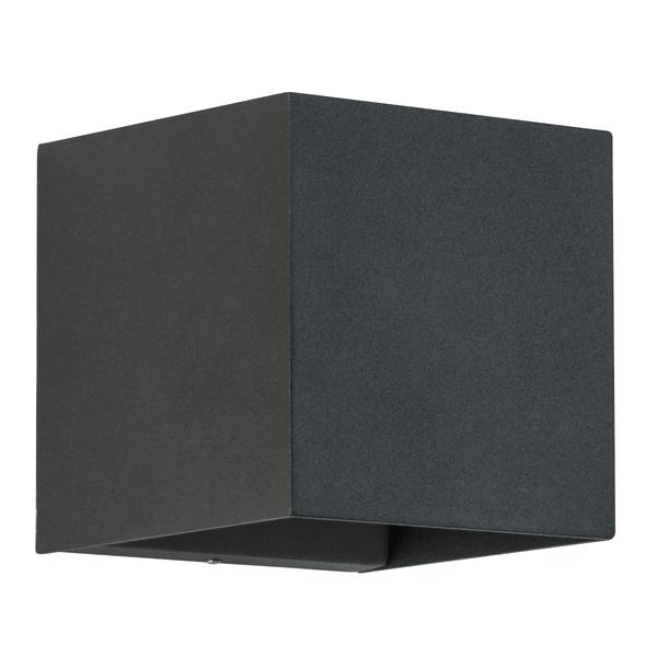 Brumberg LED wall light 10W 230V textured black IP54 - 60025183 Brumberg LED wall light 10W 230V textured black IP54 - 60025183