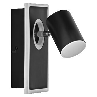 LEDVANCE LED-Wandstrahler Mars, 2-fl., 1 Spot, schwarz günstig online kaufen