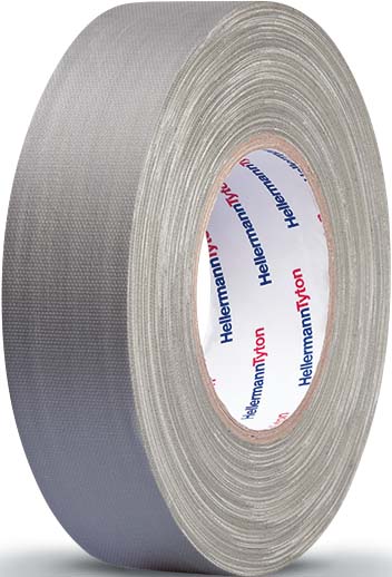 HellermannTyton Gewebeband grau HTAPE TEX GY 19x50m - 712-00506