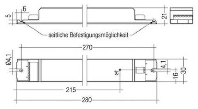 Tridonic LED-Treiber LCA 75W 250-550mA one4all lp PRE