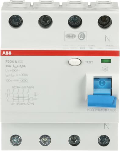 ABB Stotz S&J FI-Schutzschalter pro M Compact F204A-25/0,3
