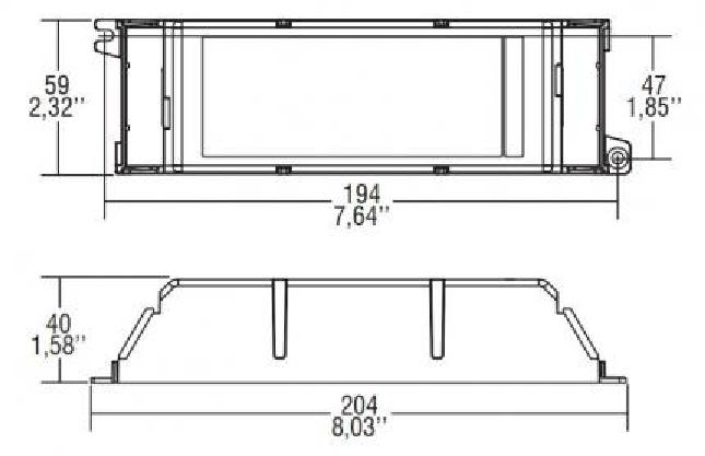 TCI LED-Driver SIRIO 120/1000-2100 1-10V BILEVEL BI