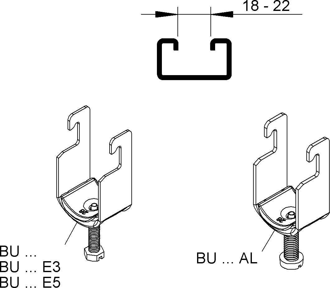 Niedax Bügelschelle BU 50