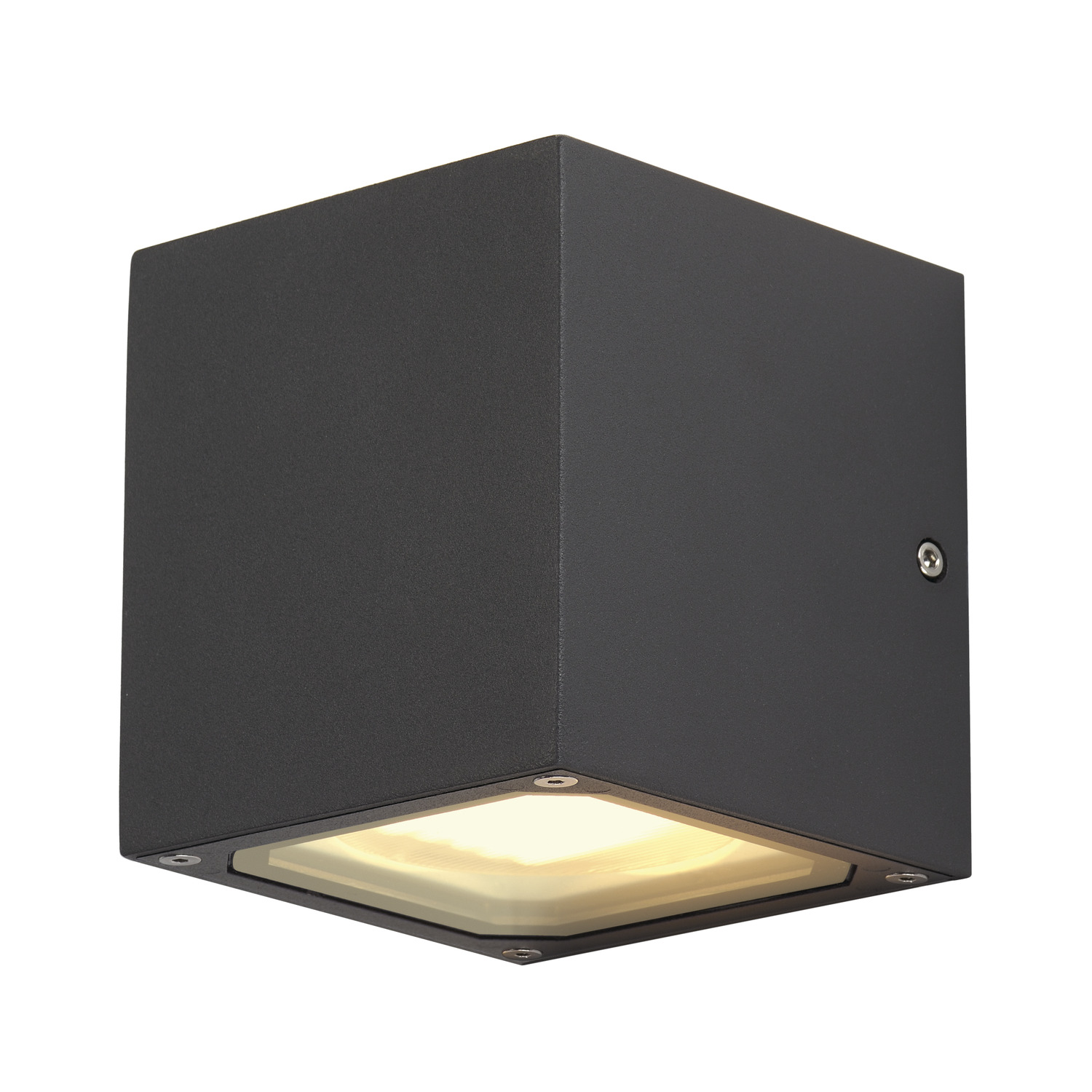 SLV SITRA CUBE, Outdoor Wandleuchte, TCR-TSE, IP44, anthrazit, max. 18W - 232535