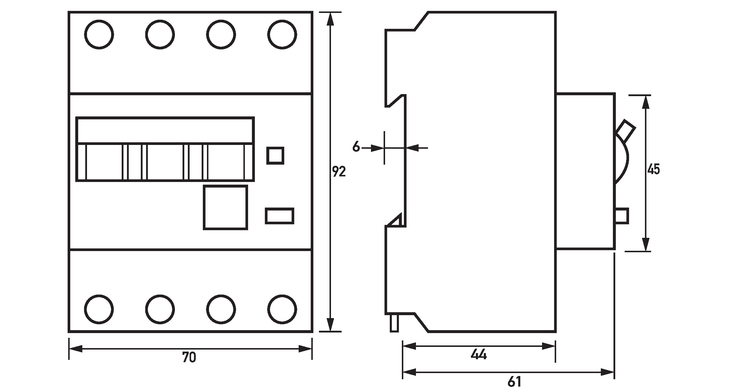 Doepke FI/LS-Kombination DRCBO4 C16/0,03/3N-A - 9945124