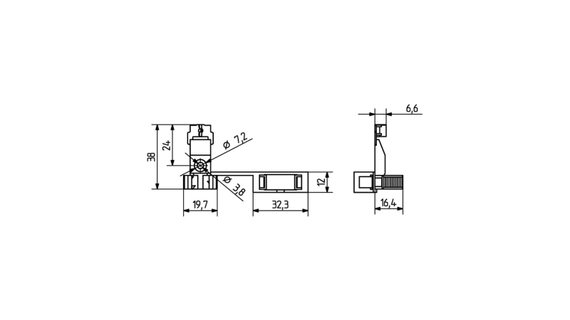 BJB Strain relief for terminal block 46.412 46.412.-371.50