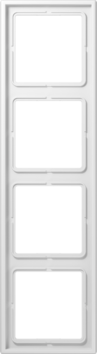 Jung Rahmen 4-fach aws waage/senkrecht LS 984 WW - LS984WW günstig online kaufen