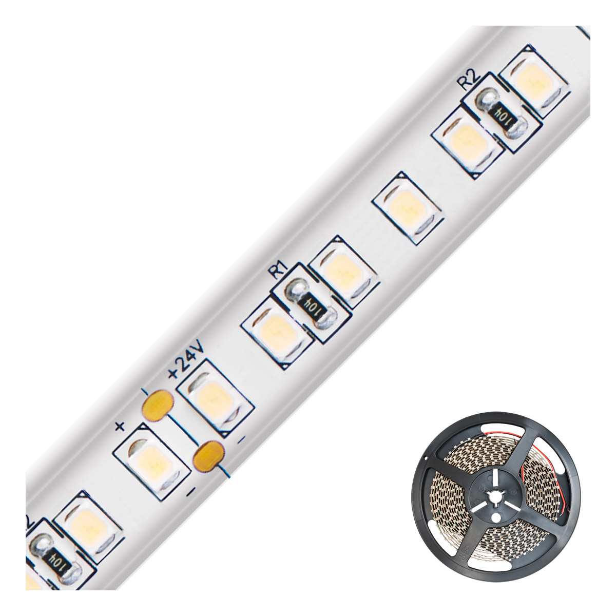 EVN Lichttechnik LED-Strip 5m 3000K 24V/DC IP67 SB6724702802 günstig online kaufen