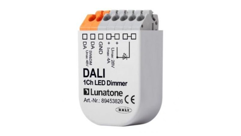 Lunatone Light Management LED-Dimmer DALI 1Ch LED Dimmer 4A CV