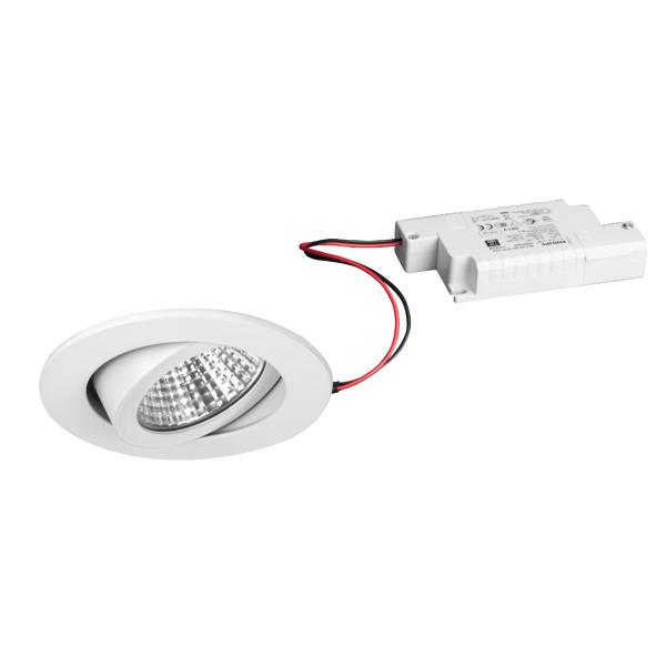 Brumberg recessed LED spotlightset, phase cut dimmable, white - 39361074