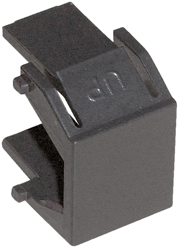 Dätwyler IT Infra Blindabdeckung f. Keystone Patch Panels schwarz 418011 (VE10)