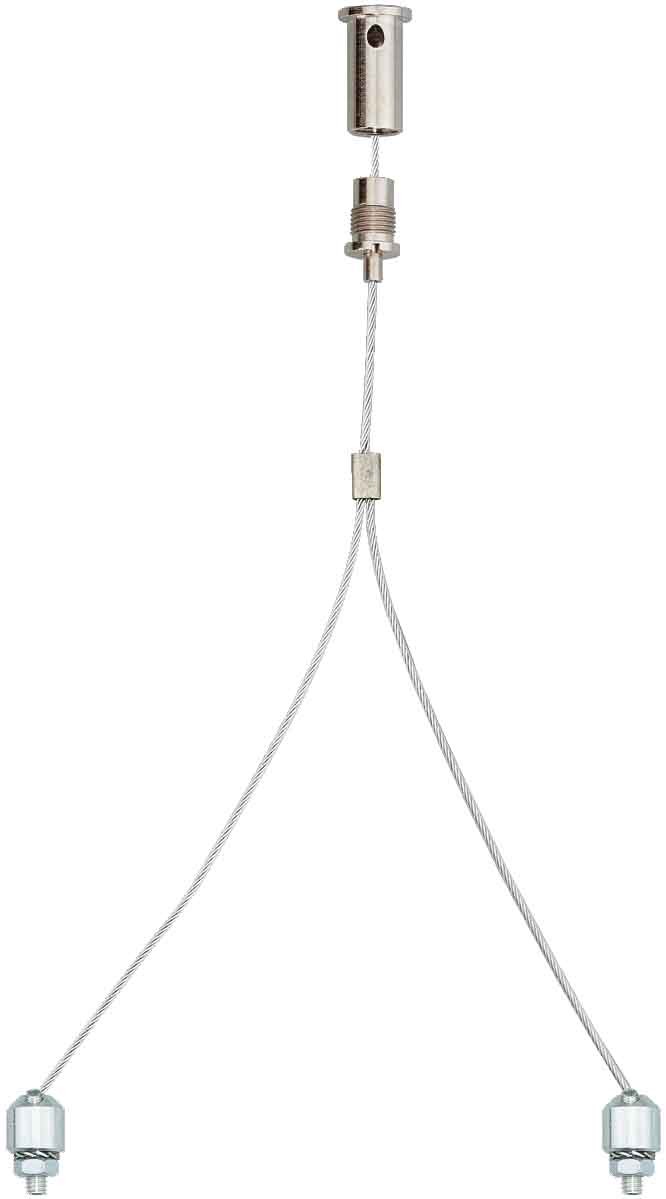 Ridi-Leuchten Seilpendel L=1,5m m.Deckenbef.u.Klemme ZSPTS